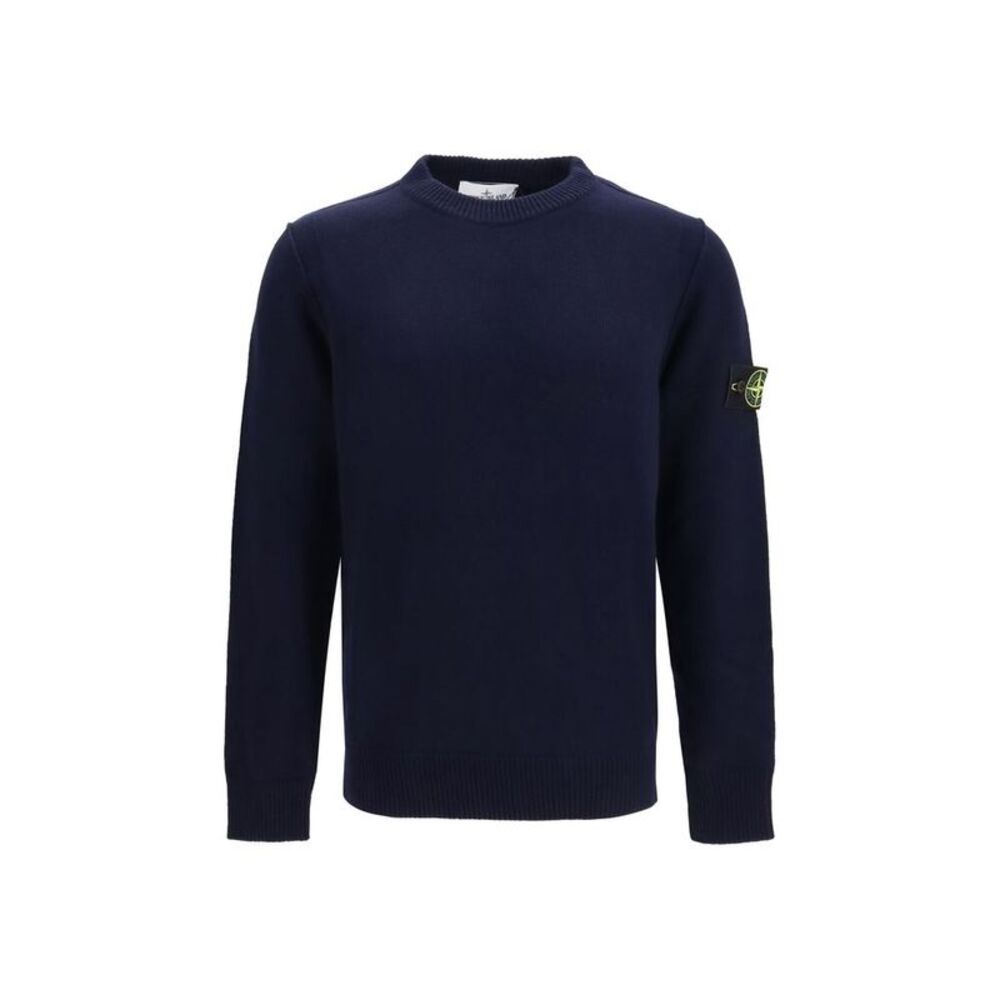Stone Island Black Cotton Men's Sweatshirt